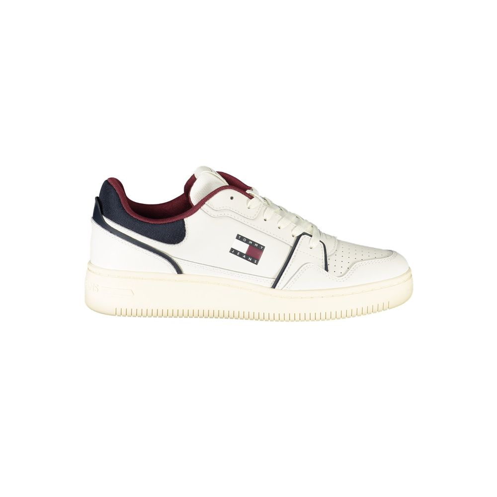 Tommy Hilfiger Vita Läder Herr Sneaker