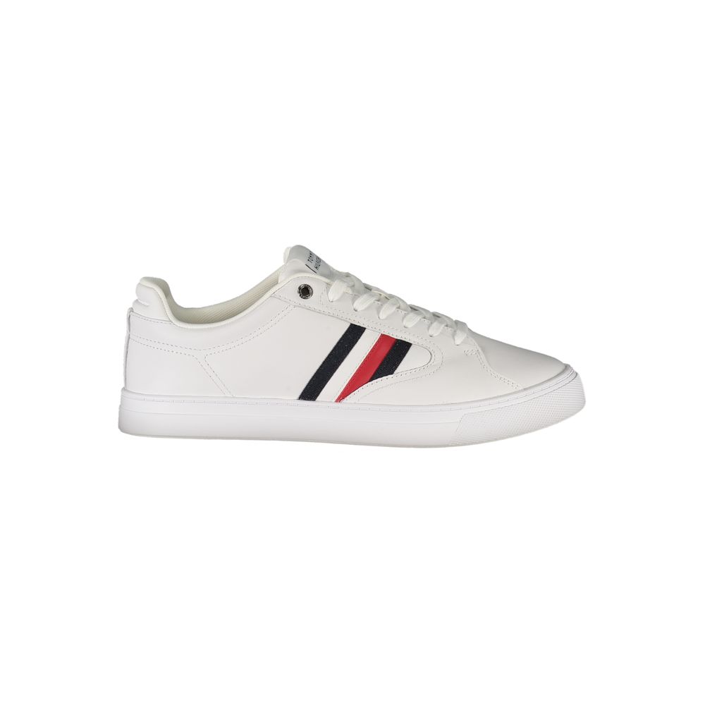 Tommy Hilfiger Vita Läder Herr Sneaker
