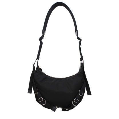 Givenchy svarta axelväskor i nylon
