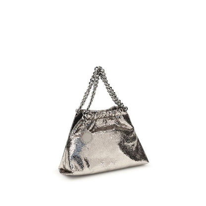 Stella McCartney Falabella axelväska med metallisk krackelerad effekt