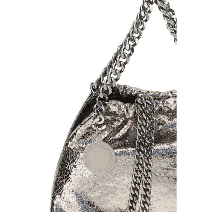 Stella McCartney Falabella axelväska med metallisk krackelerad effekt