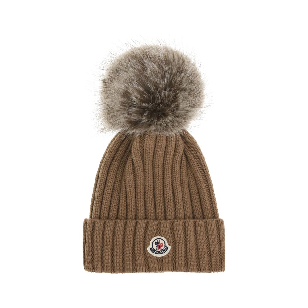 Moncler Pom Pom-hatt i ull