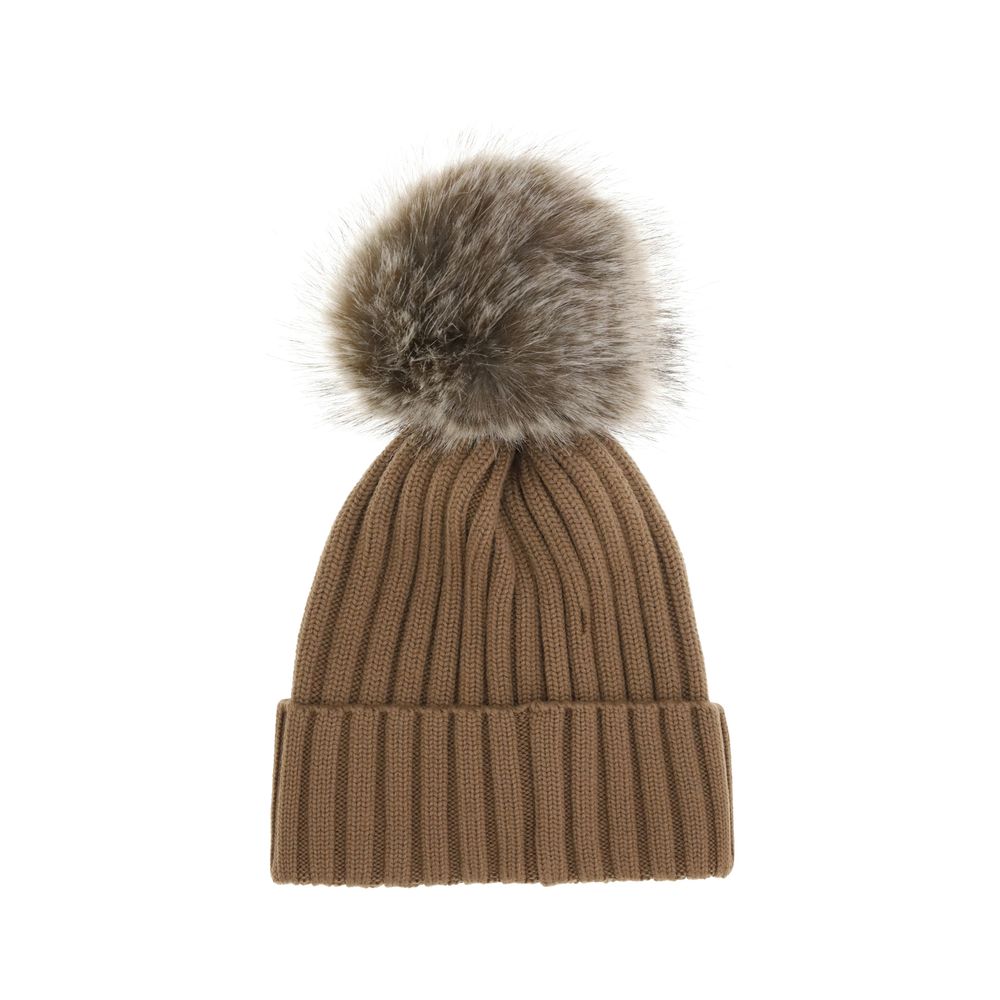 Moncler Pom Pom-hatt i ull