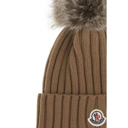 Moncler Pom Pom-hatt i ull