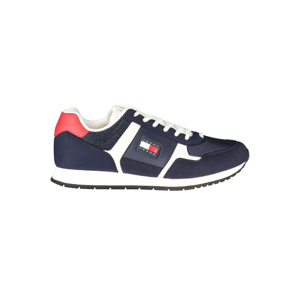 Tommy Hilfiger Blå Polyester Sneaker