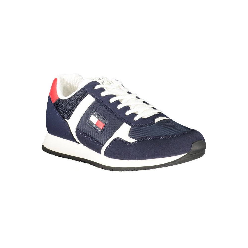 Tommy Hilfiger Blå Polyester Sneaker