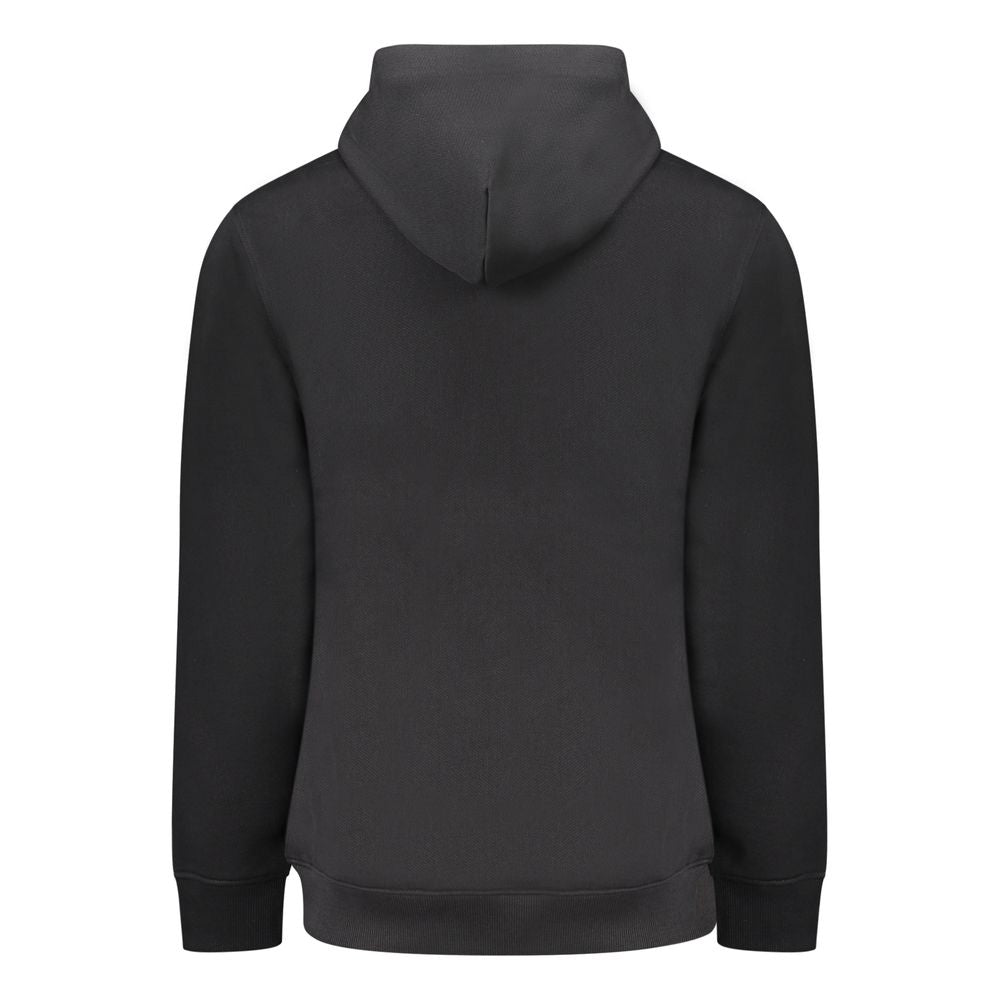 Tommy Hilfiger &quot;Black Cotton Men Sweater with Central Pocket&quot;