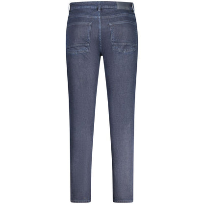 Hugo Boss Blue Cotton Men Jeans